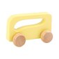 Koka stumjamā automašīna TOOKY TOY, dzeltena cena un informācija | Rotaļlietas zīdaiņiem | 220.lv