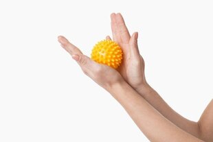 Массажный мяч, красный, 7,6 см цена и информация | Аксессуары для массажа | 220.lv