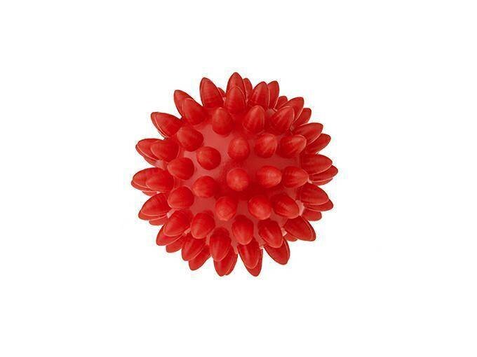 Masāžas bumba, sarkana, 5,4cm cena un informācija | Masāžas piederumi | 220.lv