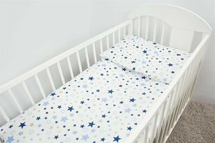 Divdaļīgs gultas veļas komplekts - zvaigznes, 135x100 40x60 cena un informācija | Bērnu gultas veļa | 220.lv