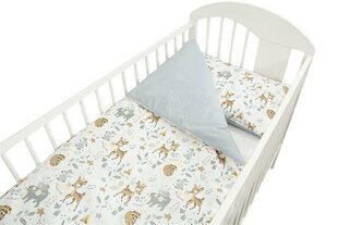 Divdaļīgs gultas veļas komplekts - meža dzīvnieki, 120x90 40x60 cena un informācija | Bērnu gultas veļa | 220.lv