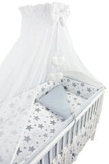 Sešdaļīgs gultas veļas komplekts 120x90, pelēks cena un informācija | Bērnu gultas veļa | 220.lv