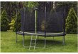 Batuts ar tīklu Lean Sport Pro, 366 cm, melns ar zaļu cena un informācija | Batuti | 220.lv
