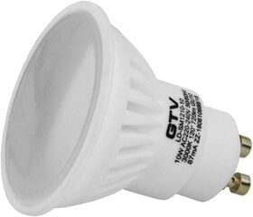 Светодиодная лампа GTV GU10 10 Вт, 220-240 В, 3000К, 720лм, 120° цена и информация | Лампочки | 220.lv