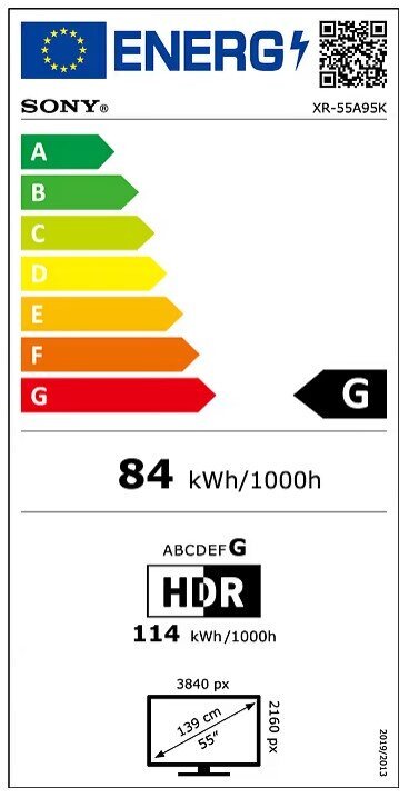 Sony XR55A95KAEP цена и информация | Televizori | 220.lv