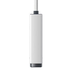 Baseus Lite Series USB uz RJ45 tīkla adapteris 100Mbps (balts) cena un informācija | Baseus Datortehnika | 220.lv