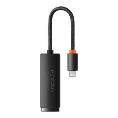 Baseus Lite Series USB-C uz RJ45 tīkla adapteris (melns) cena un informācija | Adapteri un USB centrmezgli | 220.lv