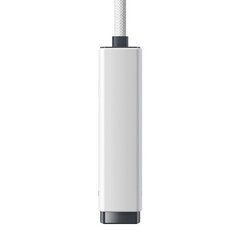 Baseus Lite Series USB-C uz RJ45 tīkla adapteris (balts) cena un informācija | Adapteri un USB centrmezgli | 220.lv