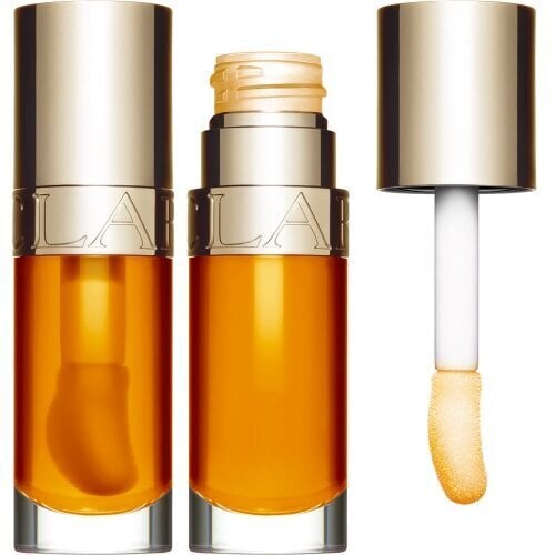 Lūpu eļļa Clarins Lip Comfort Oil, 01 Honey, 7 ml cena un informācija | Lūpu krāsas, balzāmi, spīdumi, vazelīns | 220.lv
