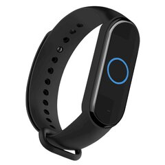 Ремешок для часов Fusion Wave Xiaomi Mi Band 7, черный цена и информация | Аксессуары для смарт-часов и браслетов | 220.lv