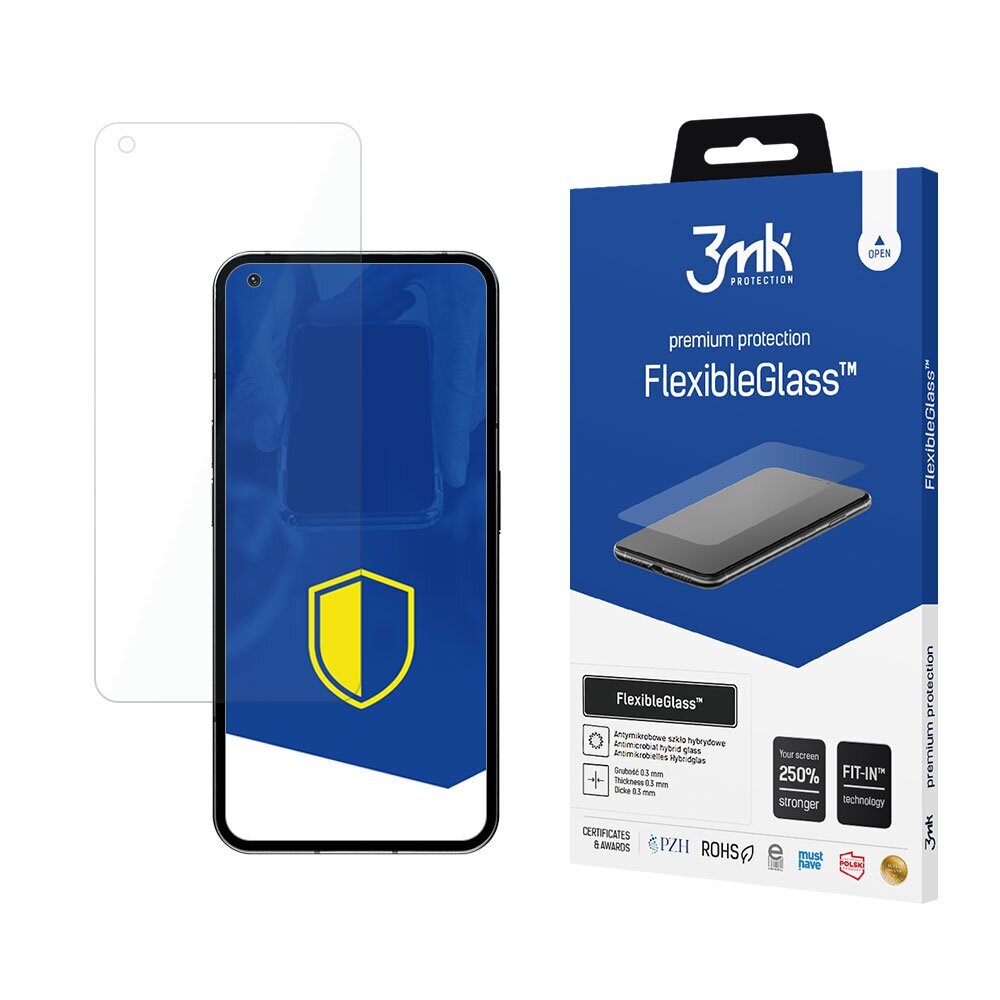 Nothing Phone 1 - 3mk FlexibleGlass™ aizsargstikls цена и информация | Ekrāna aizsargstikli | 220.lv