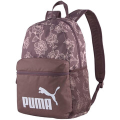 Puma Phase AOP mugursoma ar purpursarkaniem ziediem 78046 08 cena un informācija | Sporta somas un mugursomas | 220.lv