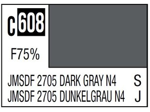 Mr.Hobby - Mr.Color C-608 IJN JMSDF 2705 Dark Gray N4, 10ml cena un informācija | Modelēšanas un zīmēšanas piederumi | 220.lv