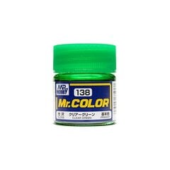 Mr.Hobby - Mr.Color C-138 Clear Green, 10ml cena un informācija | Modelēšanas un zīmēšanas piederumi | 220.lv