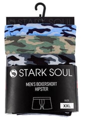 Мужские боксеры Stark Soul® с камуфляжным принтом 3 шт. цена и информация | Мужские трусы Nek, черные | 220.lv