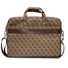 Guess 4G PU Triangle Logo Computer Bag 15/16" Brown цена и информация | Guess Компьютерная техника | 220.lv