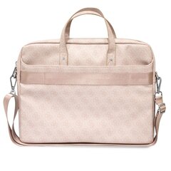 Guess 4G PU Triangle Logo Computer Bag 15/16" Pink цена и информация | Рюкзаки, сумки, чехлы для компьютеров | 220.lv