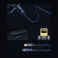 Baseus Explorer Series USB Type C - Lightning cable 20W 2m blue (CATS000103) cena un informācija | Savienotājkabeļi | 220.lv