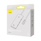 Baseus Lite Series HUB USB adapter - 4x USB 3.0 2m white (WKQX030202) цена и информация | Adapteri un USB centrmezgli | 220.lv