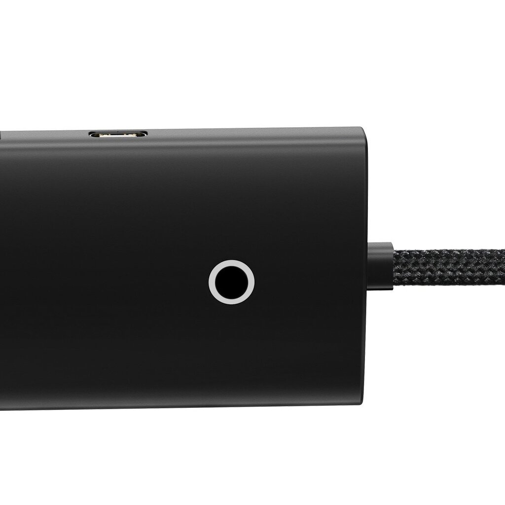 Baseus Lite Series HUB USB Type C adapter - 4x USB 3.0 25cm black (WKQX030301) цена и информация | Adapteri un USB centrmezgli | 220.lv