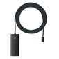 Baseus Lite Series HUB USB Type C adapter - 4x USB 3.0 2m black (WKQX030501) цена и информация | Adapteri un USB centrmezgli | 220.lv