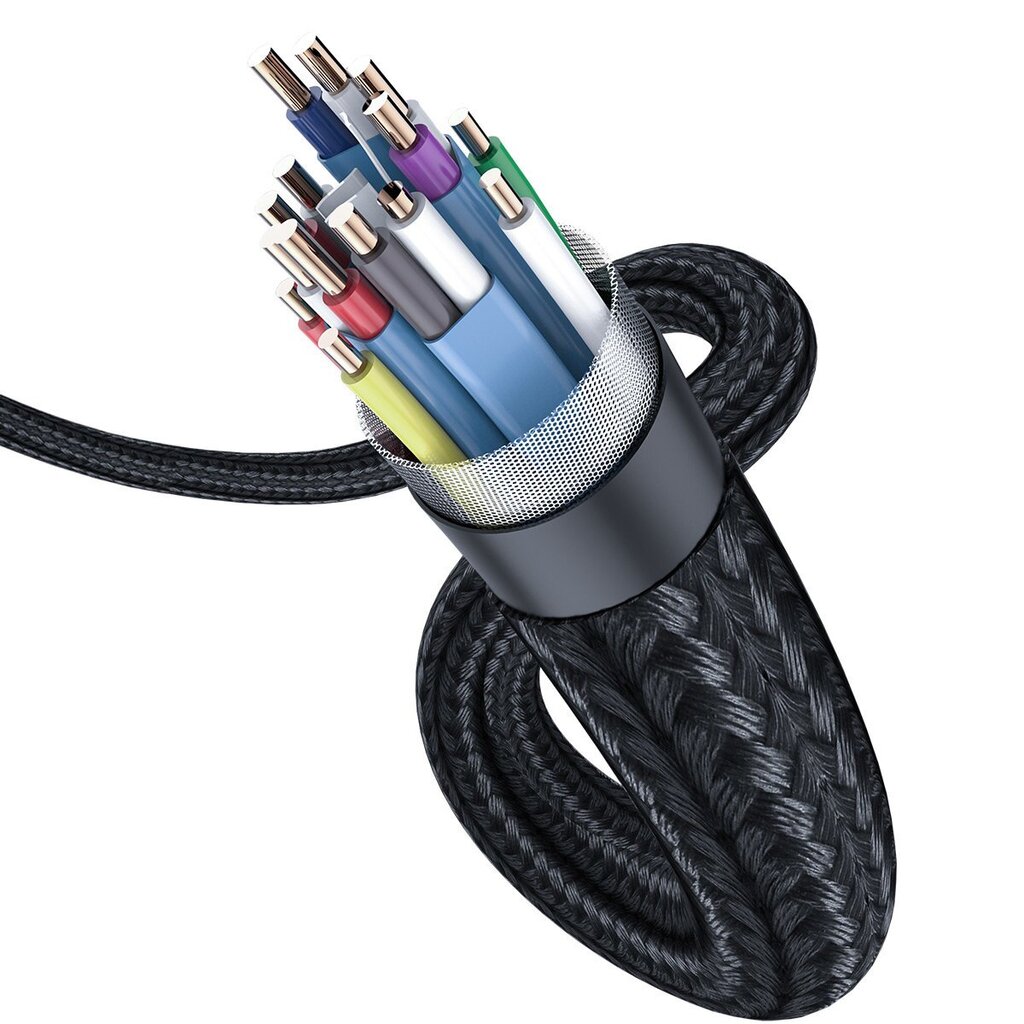 Baseus Enjoyment HDMI cable 4K60Hz 0.5m dark gray цена и информация | Savienotājkabeļi | 220.lv