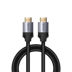 Кабель Baseus Enjoyment HDMI cable 4K60Hz 0.75 м, dark gray цена и информация | Кабели для телефонов | 220.lv