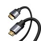 Baseus Enjoyment adapter cable HDMI cable 4K60Hz 1.5m dark gray cena un informācija | Savienotājkabeļi | 220.lv