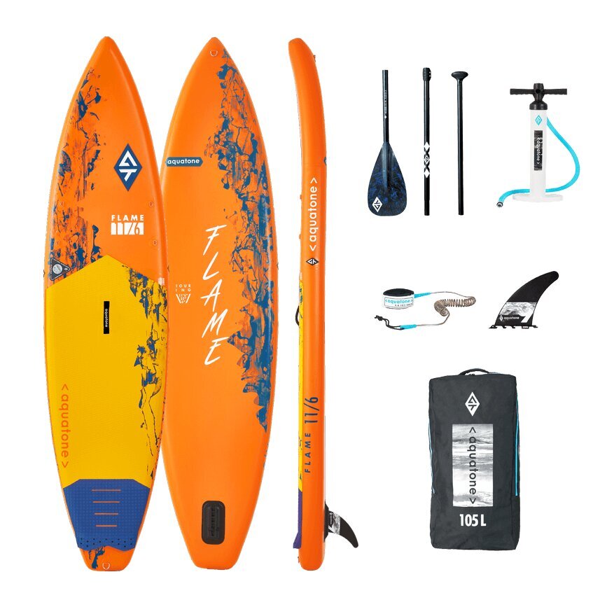 Piepūšams SUP dēlis Aquatone Flame 11.6 (350 cm) cena un informācija | SUP dēļi, sērfa dēļi un piederumi | 220.lv