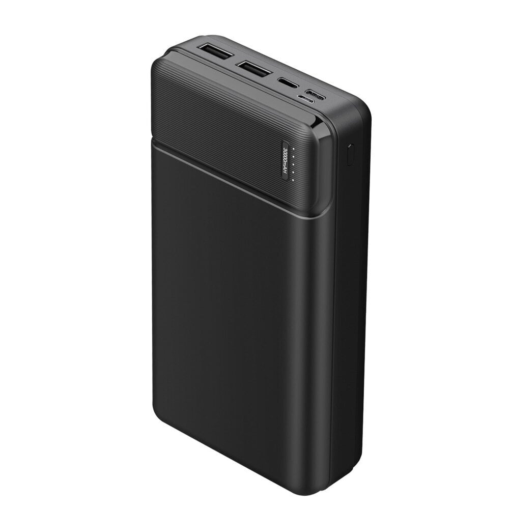 Maxlife power bank MXPB-01 30000 mAh black cena un informācija | Lādētāji-akumulatori (Power bank) | 220.lv