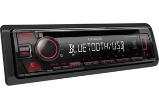 Kenwood KDC-BT440U car media receiver Black 50 W Bluetooth цена и информация | Автомагнитолы, мультимедиа | 220.lv