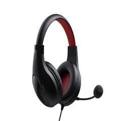 HAVIT vadu austiņas HV-H2116D on-ear ar mikrofonu, melnas/sarkanas cena un informācija | Austiņas | 220.lv