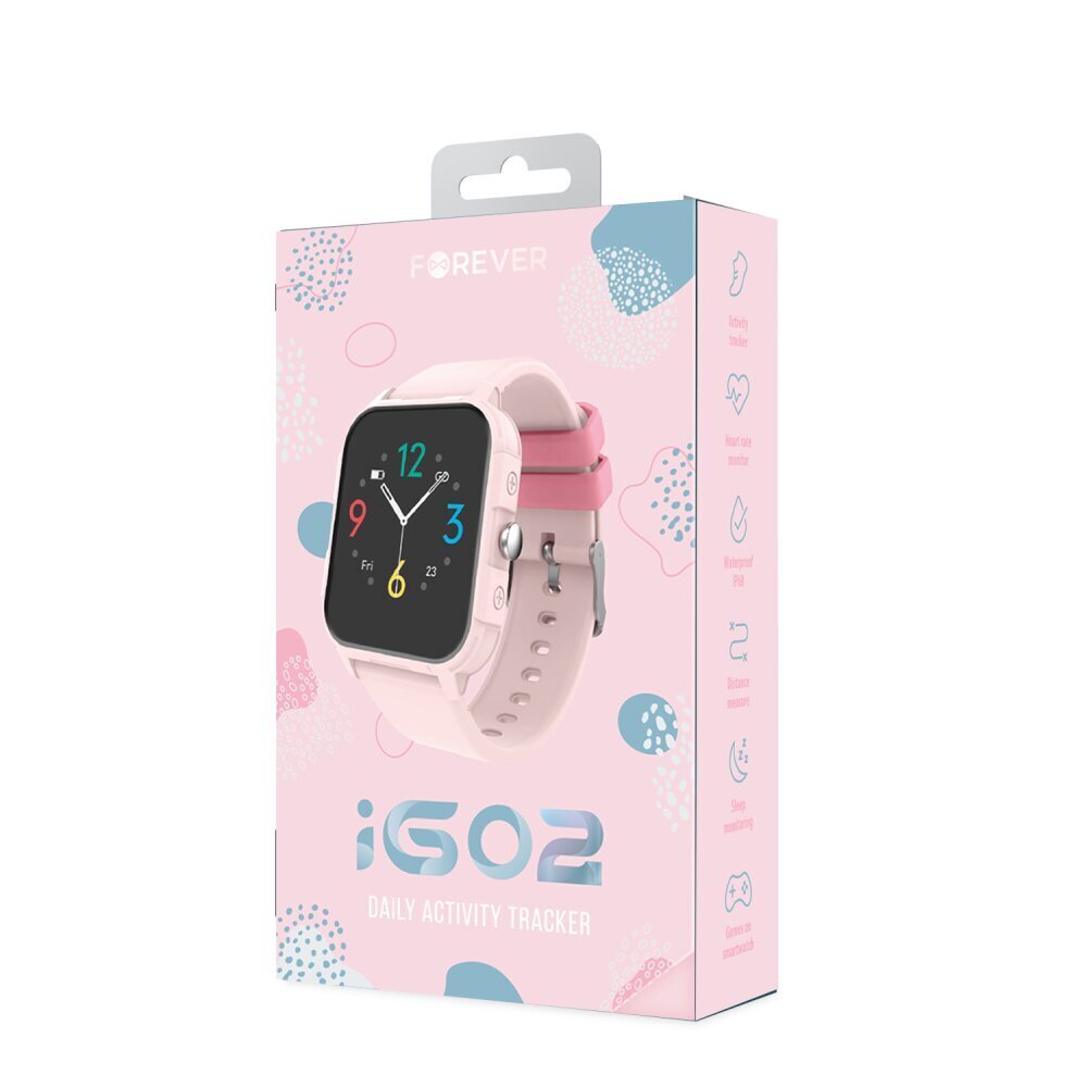 Forever iGO 2 JW-150 Pink цена и информация | Viedpulksteņi (smartwatch) | 220.lv