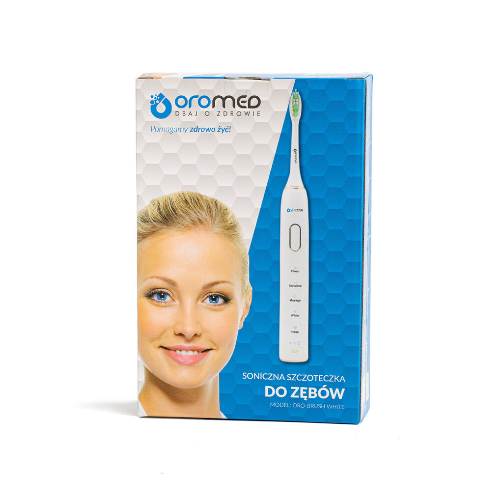 Oromed ORO-BRUSH WHITE cena un informācija | Elektriskās zobu birstes | 220.lv