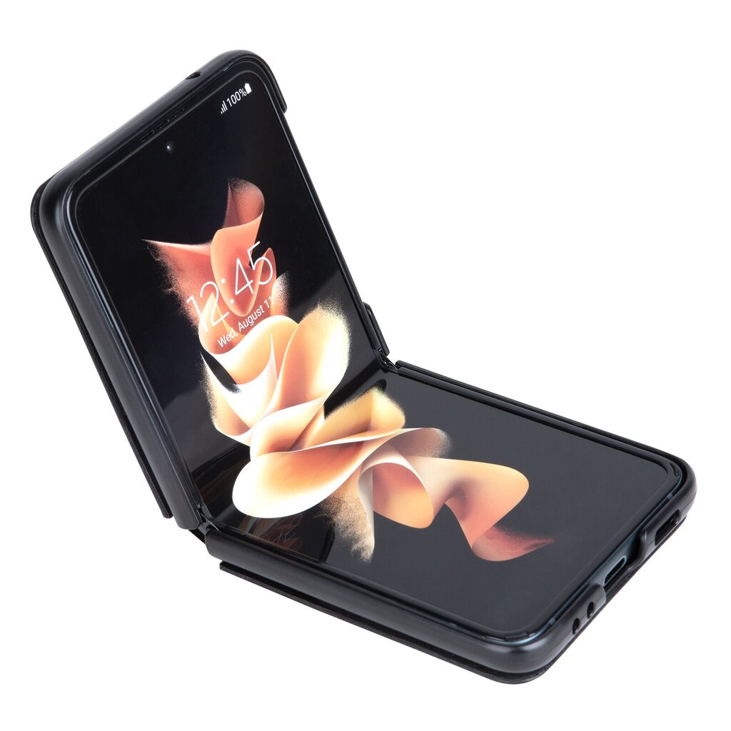 Nillkin Qin Book Case for Samsung Galaxy Z Flip 3 5G Black cena un informācija | Telefonu vāciņi, maciņi | 220.lv