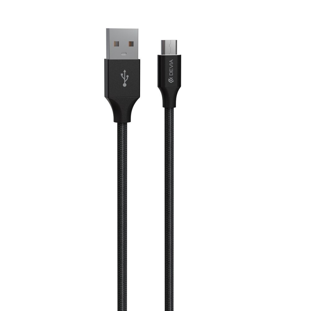 CABLE 3 EN 1 - MICRO USB / USB-C / LIGHTNING 1,2M GRACIOUS DEVIA - Negro —  Cover company