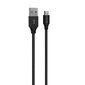 Devia cable Gracious USB - MicroUSB 1,0 m 2,4A black cena un informācija | Savienotājkabeļi | 220.lv