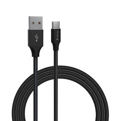 Devia cable Gracious USB - USB-C 2,0 m 2,1A Black цена и информация | Кабели для телефонов | 220.lv