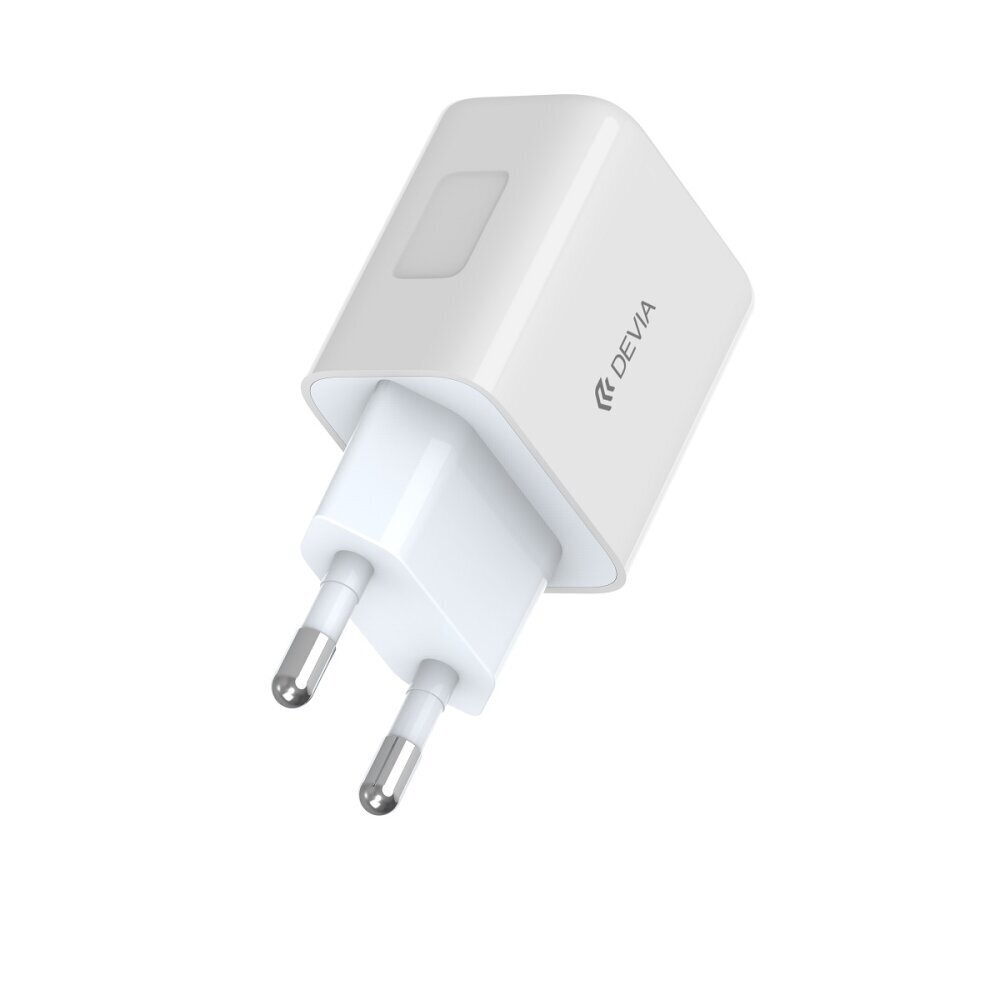 Devia wall charger Smart PD 30W 1x USB-C white cena un informācija | Lādētāji un adapteri | 220.lv
