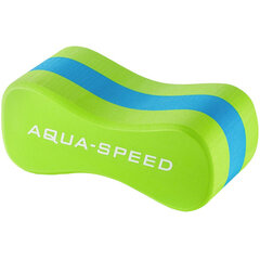 Aqua-Speed peldēšanas dēlis Astoņi "3" Junior Green-Blue Inch 04 цена и информация | Доски, поплавки для плавания | 220.lv