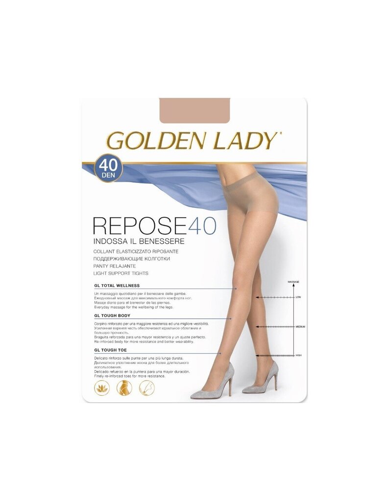 GOLDEN LADY REPOSE 40 zeķbikses 8300081983127 cena un informācija | Zeķubikses | 220.lv