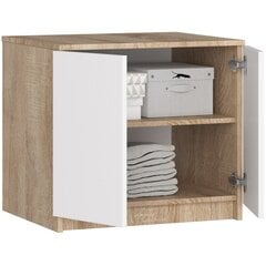 Антресоли для шкафа NORE, белые/коричневые цена и информация | Шкафы | 220.lv