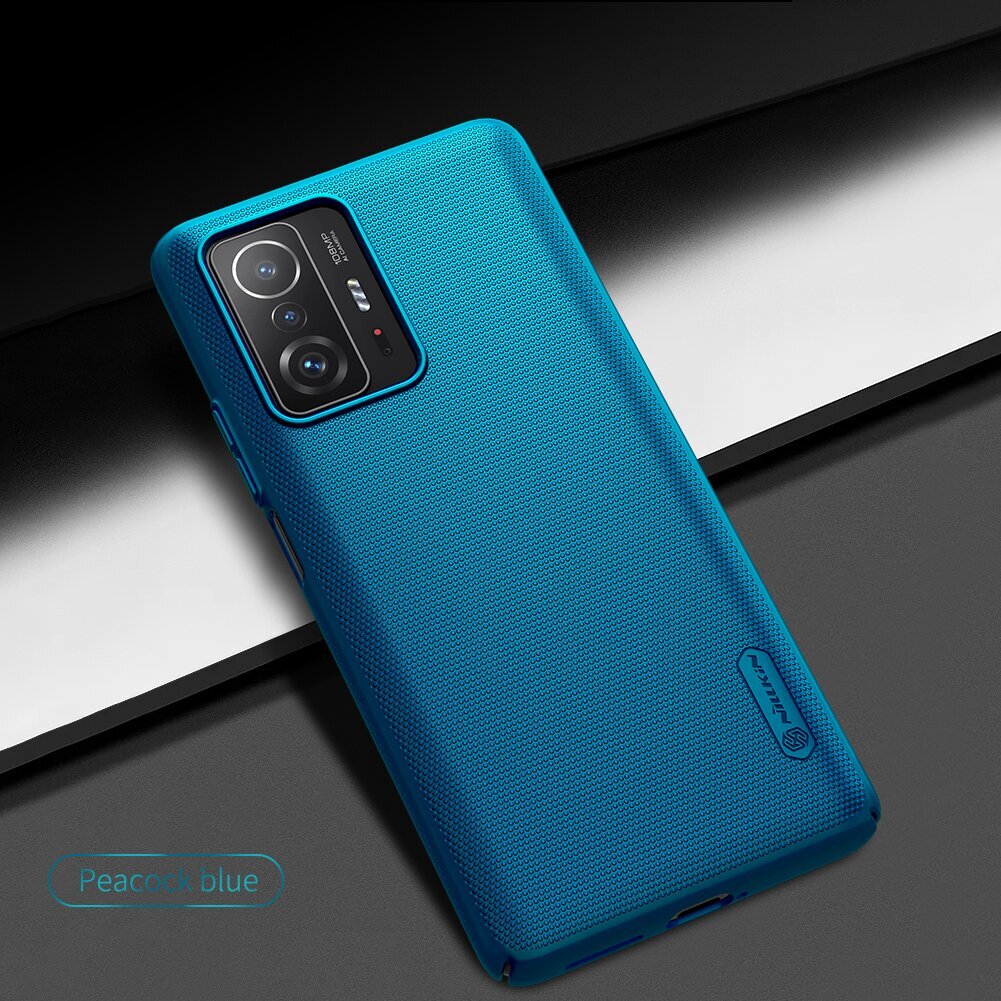 Nillkin Super Frosted Back Cover for Xiaomi 11T/11T Pro Peacock Blue cena un informācija | Telefonu vāciņi, maciņi | 220.lv
