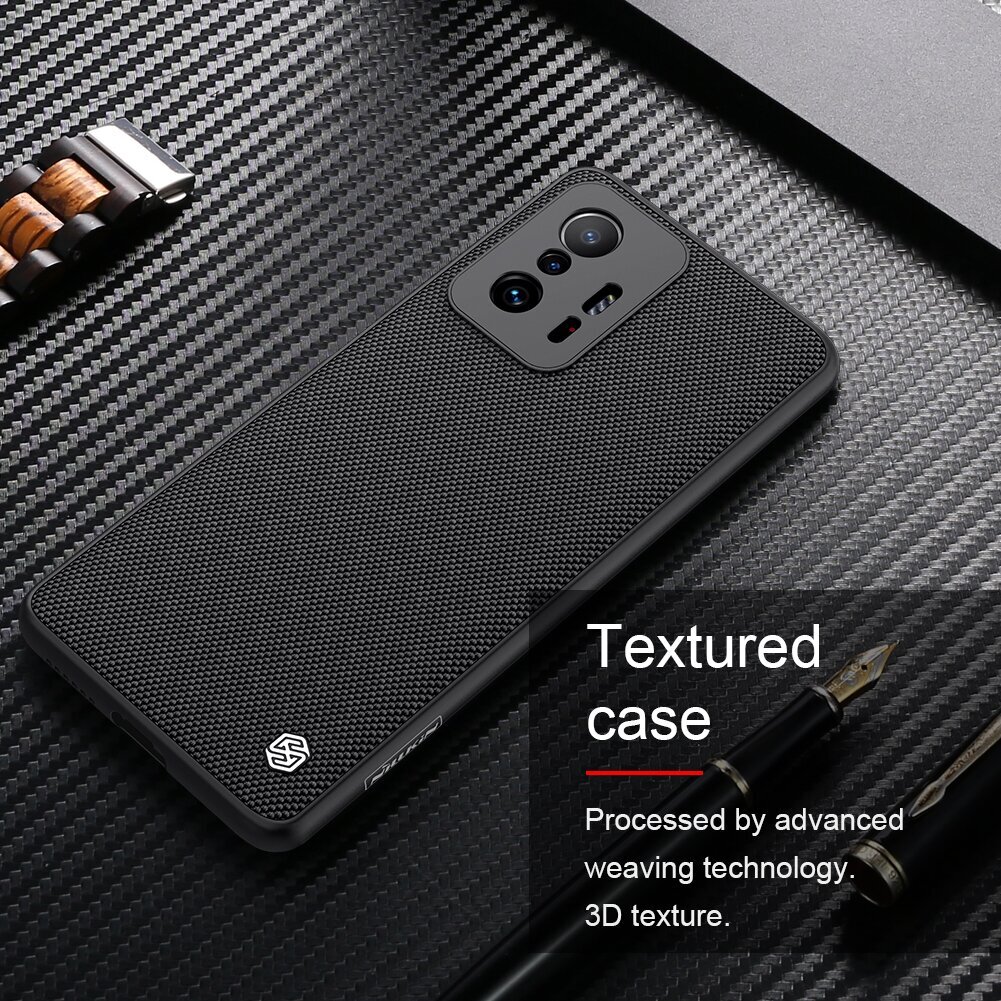 Nillkin Textured Hard чехол for Xiaomi 11T/11T Pro Black цена | 220.lv