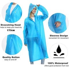 Плащ от дождя Need 4You, синий цена и информация | Непромокаемые мешки, чехлы, дождевики | 220.lv