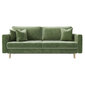 Dīvāns Selsey Valico, zaļš cena un informācija | Dīvāni | 220.lv