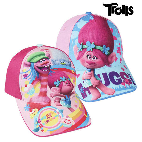 Bērnu Cepure Trolls (53 cm): Krāsa - Rozā cena un informācija | Cepures, cimdi, šalles meitenēm | 220.lv