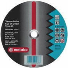 Slīpēšanas disks nerūsējošajam tēraudam Metabo A36O cena un informācija | Slīpmašīnas | 220.lv