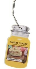 Automašīnas gaisa atsvaidzinātājs Yankee Candle Car Jar Vanilla Cupcake cena un informācija | Auto gaisa atsvaidzinātāji | 220.lv