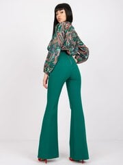 зеленые элегантные брюки с кантами salerno цена и информация | Брюки | 220.lv
